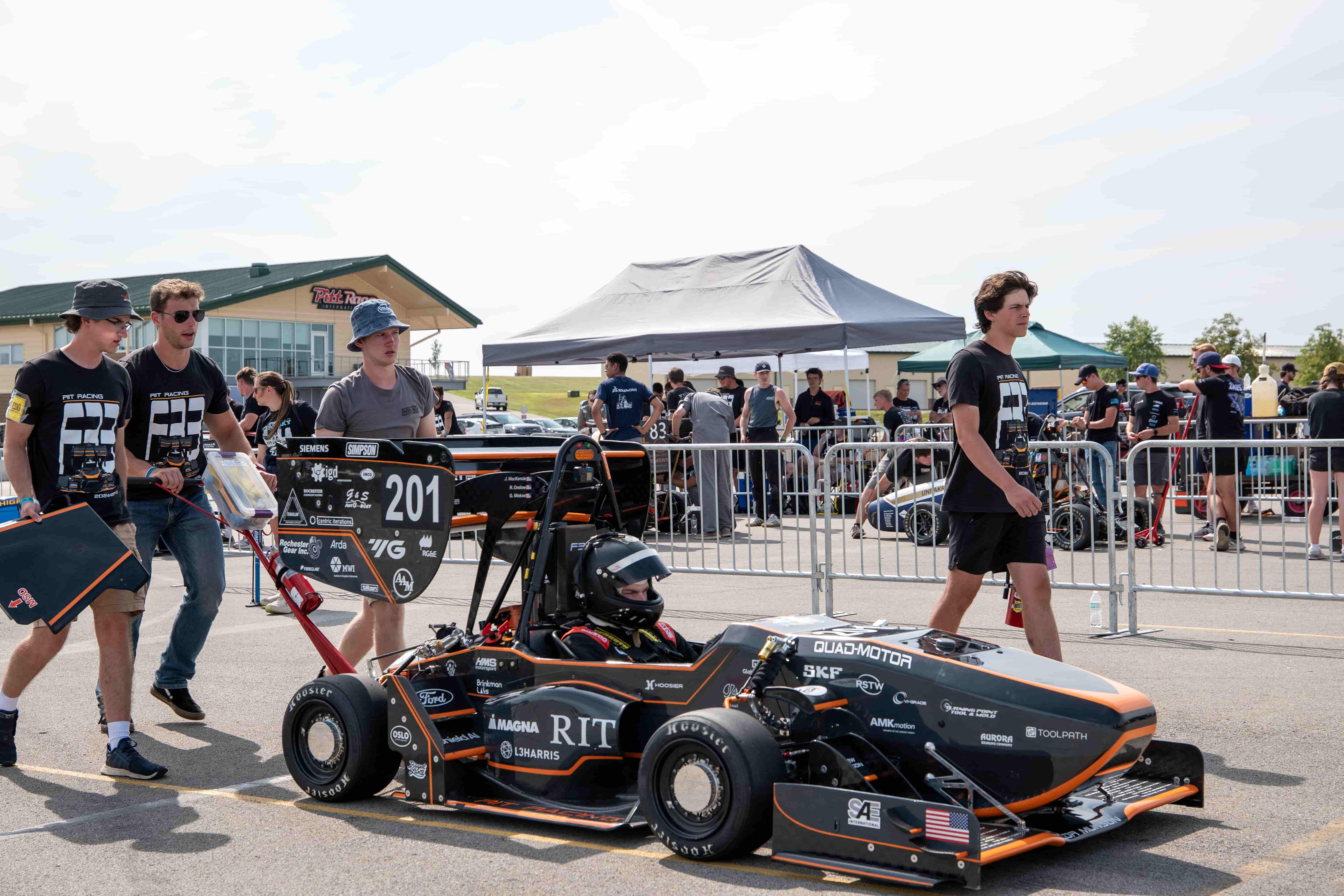 RIT Racing at competition
